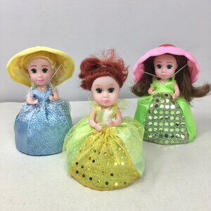 3 Cupcake Surprise Dolls Debby Lorie Scented Transforming Haschel Dessert